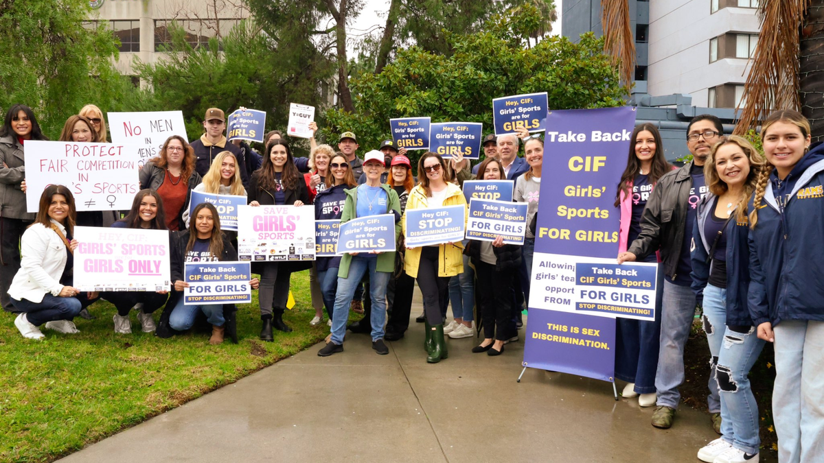 California residents protest, threaten lawsuits over state's refusal to follow Trump's trans athletes ban