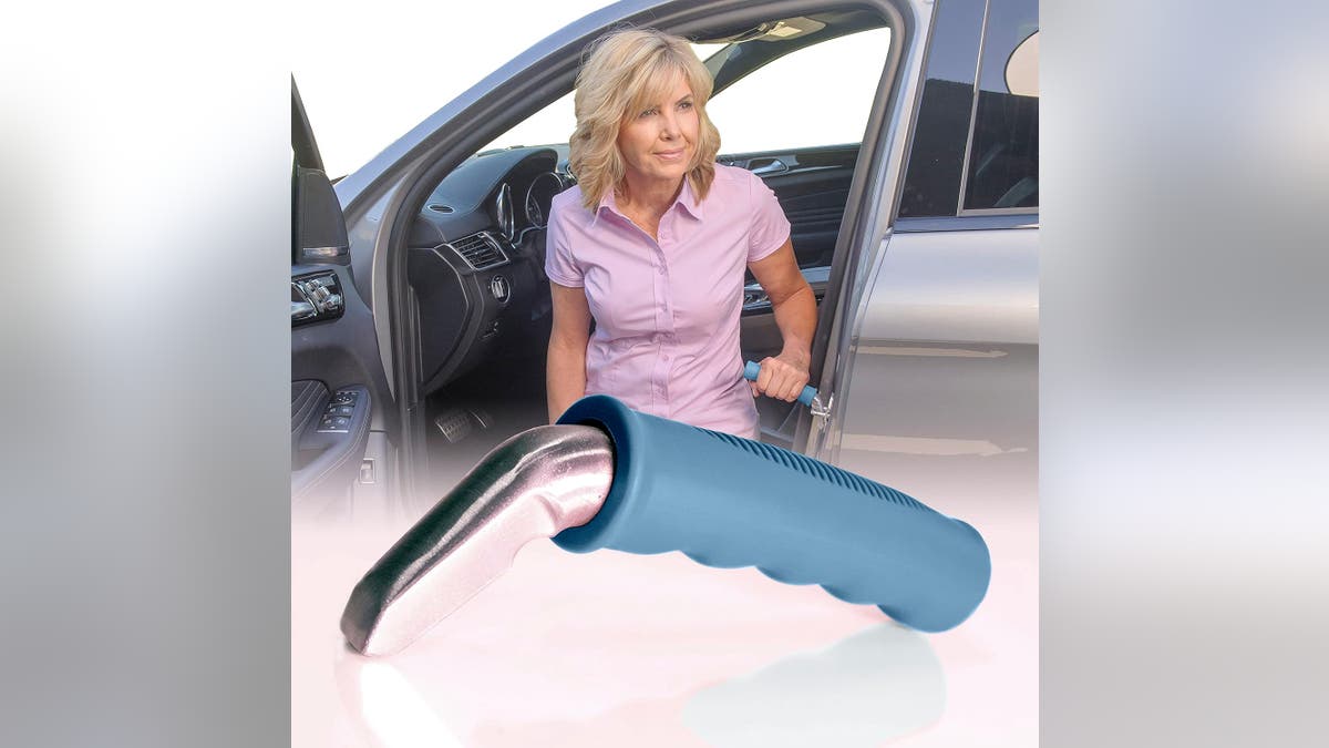 Make getting in and out of the car easier with this handle.