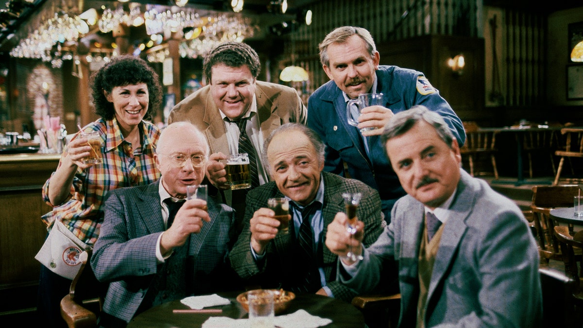 The cast of cheers