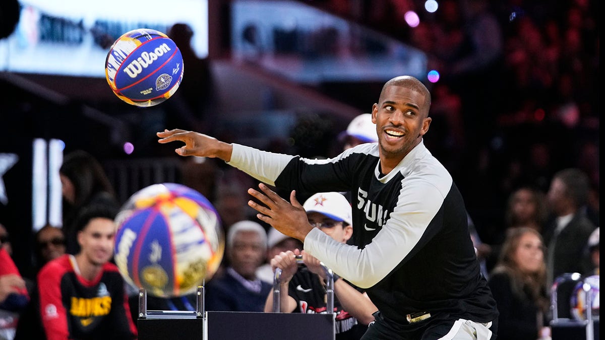 Chris Paul konkuruje w wyzwaniu wydajności