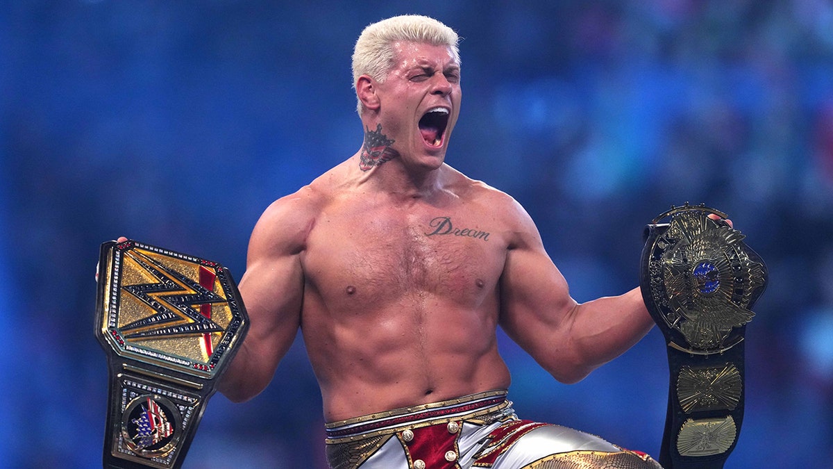 Cody Rhodes holds the titles