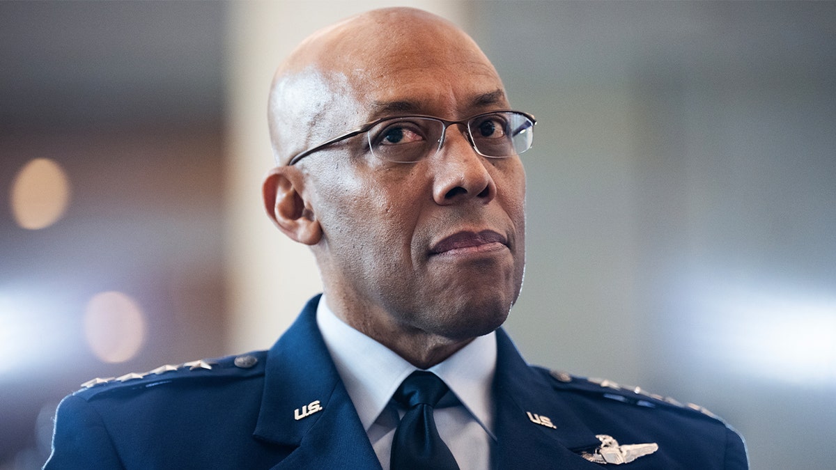 Charles Q. Brown, Jr., at a ceremony