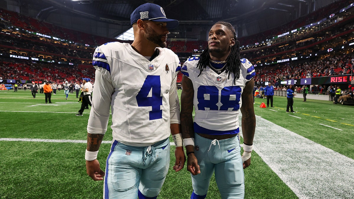 Dak Prescott and CeeDee Lamb