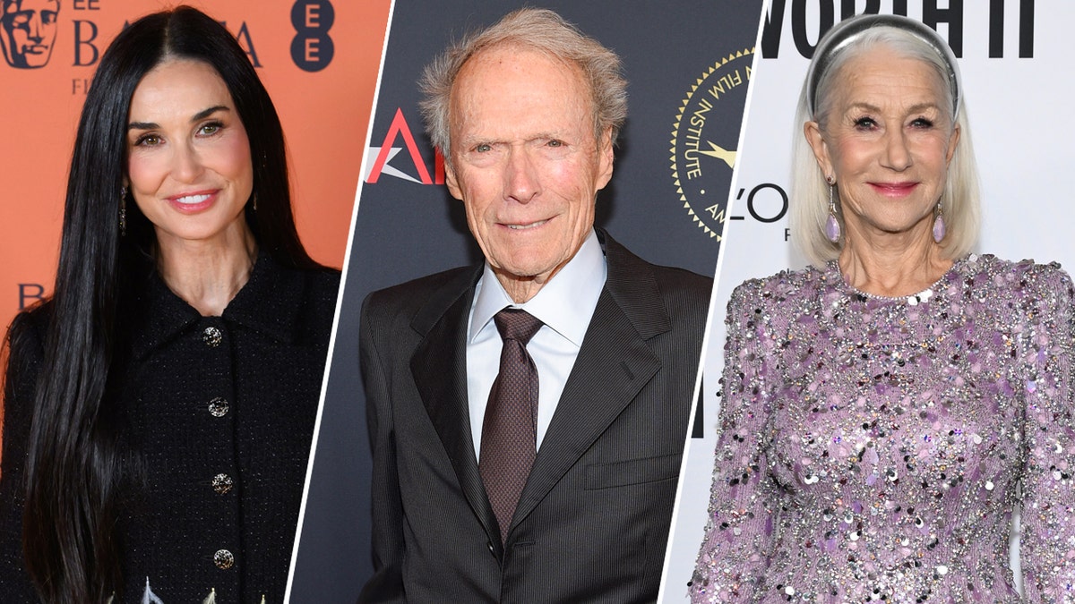 Demi Moore, Clint Eastwood, Helen Mirren split