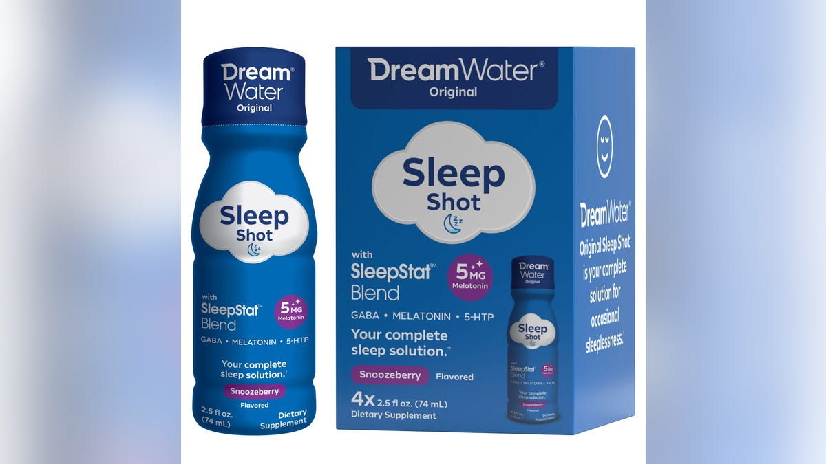 Reset your sleep clock with a shot of the Dream Water.