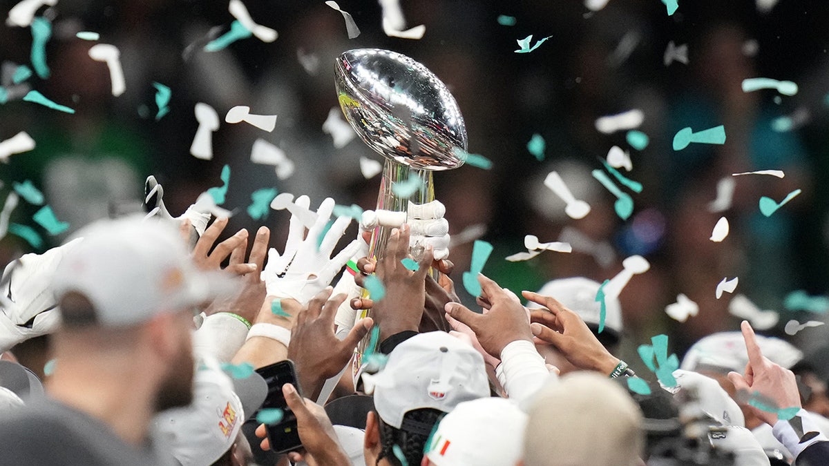 Eagles hoist trophy