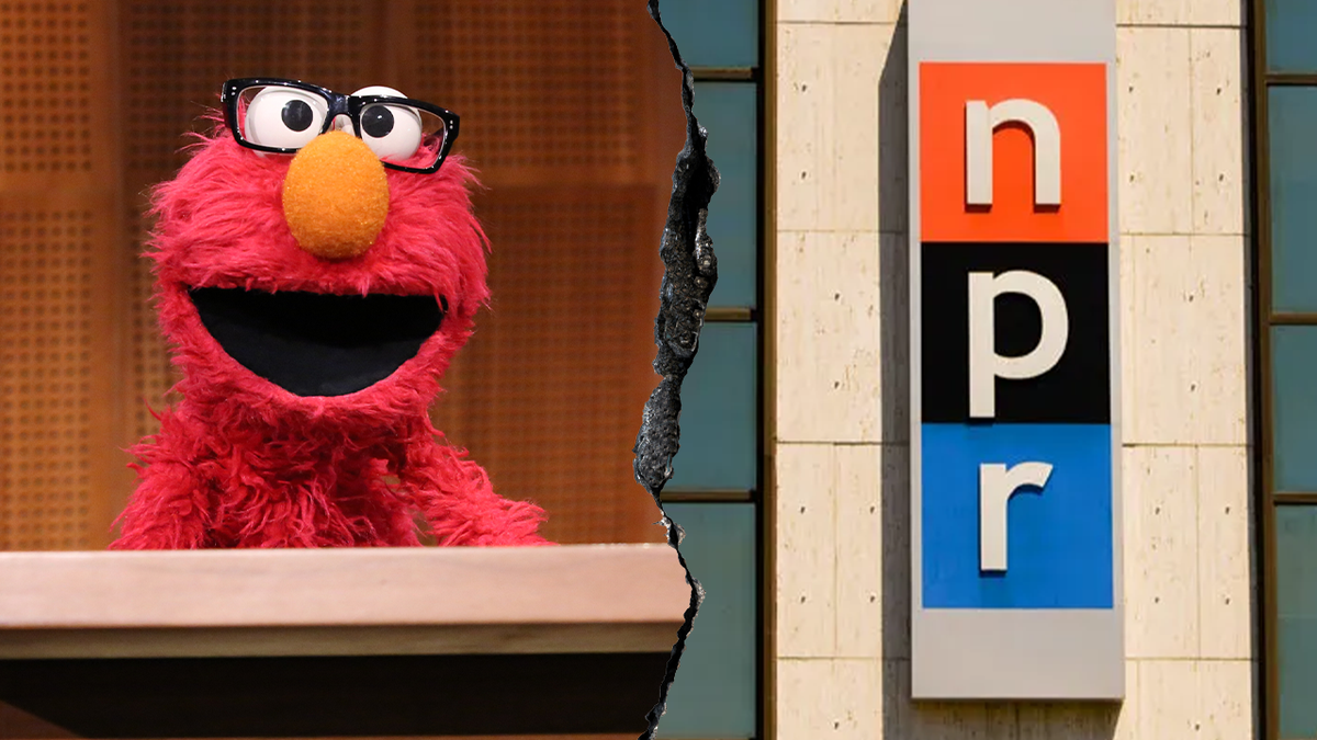 Elmo of Sesame Street and NPR