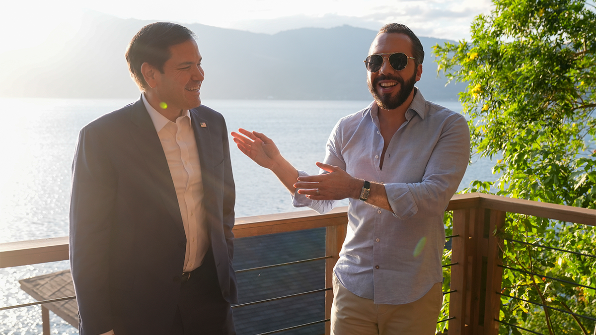 The secret of the state of the Marco Mar Mar Marco rubio meets with El Balador President Nayib Bokele