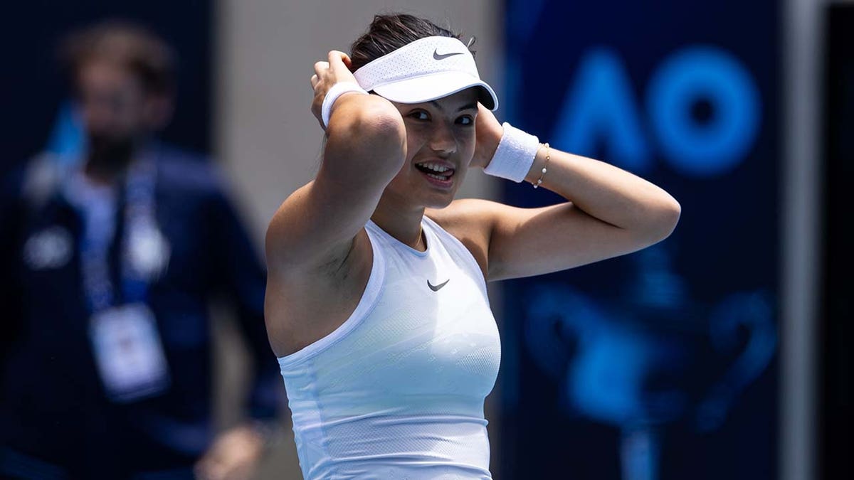 Emma Raducanu at Aussie Open