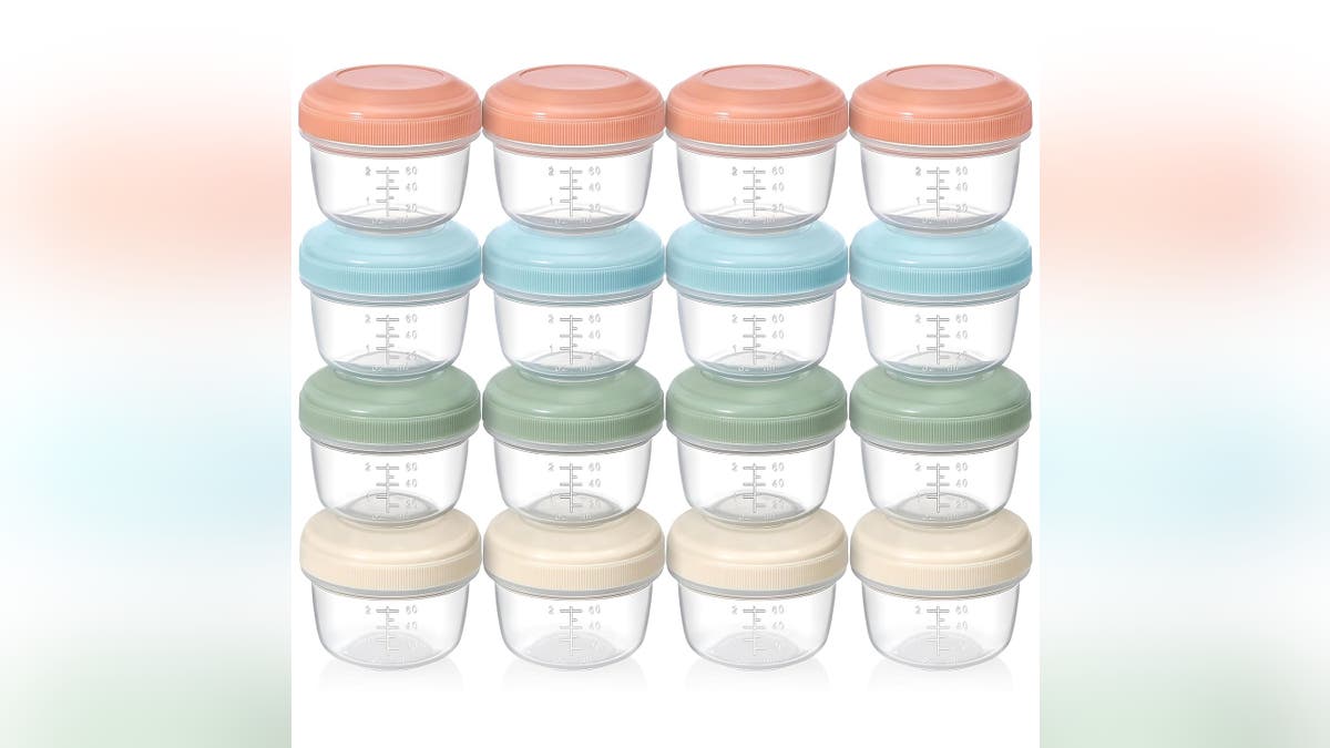 These storage containers will keep baby food fresh.