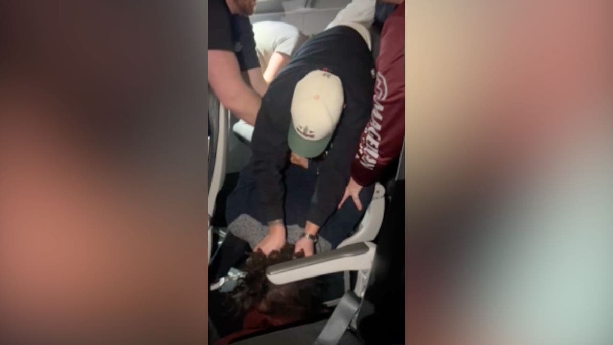 Frontier passenger restrained