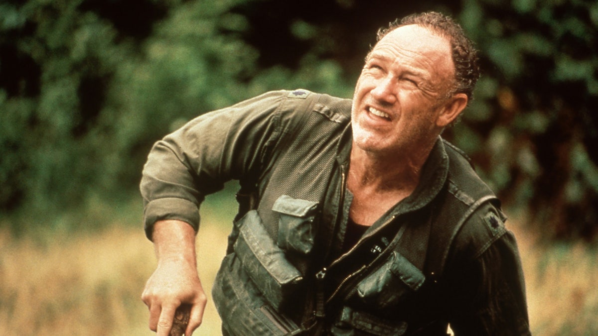 Gene Hackman appears in a classic film scene from Bat 21 before his death in 2025