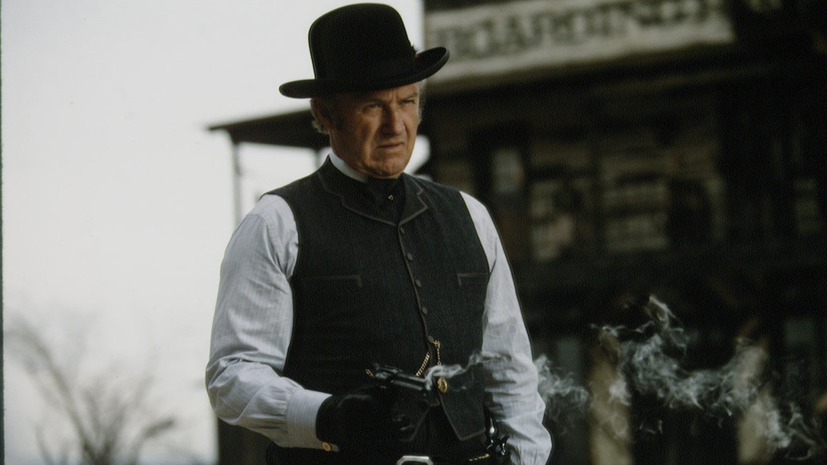 Gene Hackman em uma cena de "O rápido e os mortos"