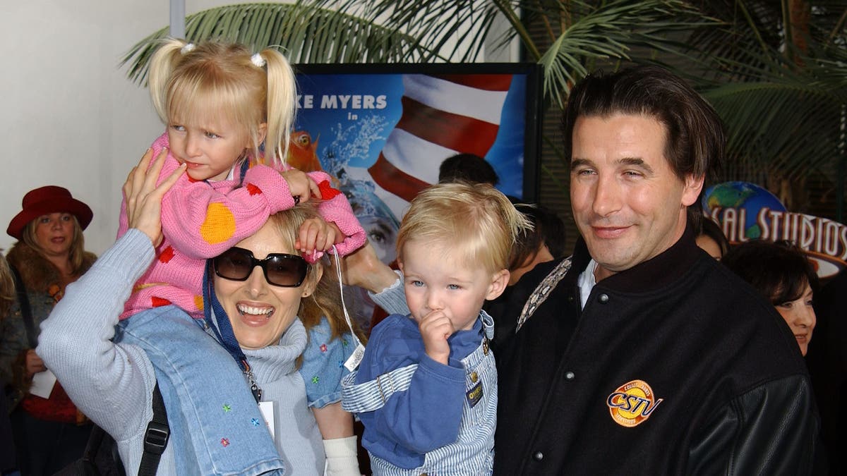 Chynna Phillips, Billy Baldwin and two of their children