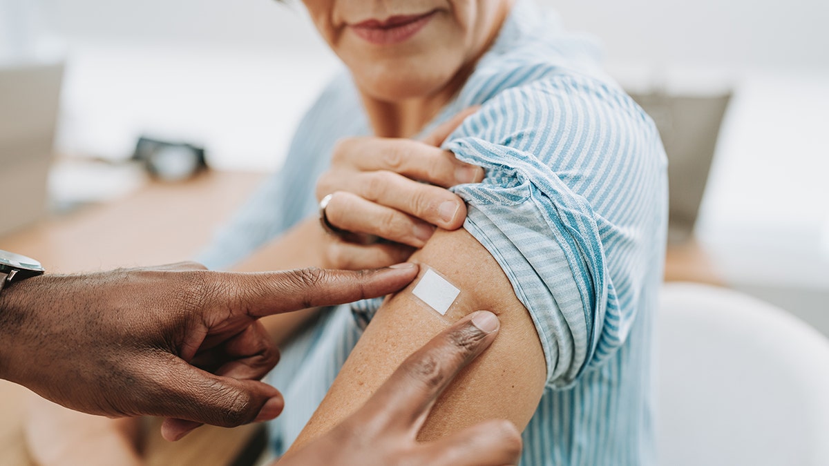 Vaccine in the arm