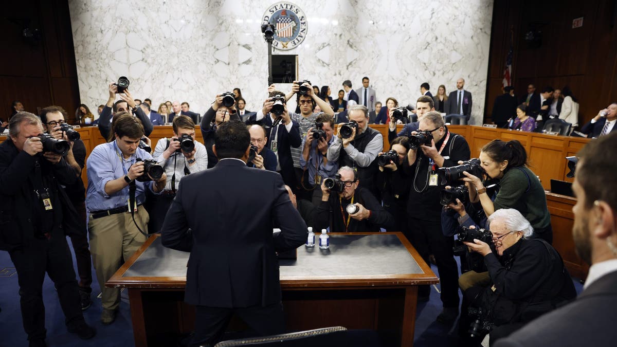 Kash Patel, nominee for FBI director, appears at his confirmation hearing before the Senate Judiciary Committee