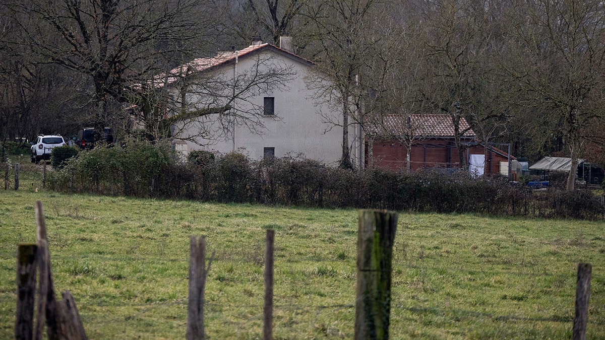 Exterior of Callum Kerr's mom and stepdad's house in France