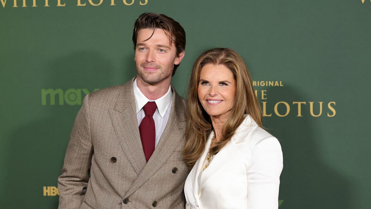 Patrick Schwarzenegger and Maria Shriver