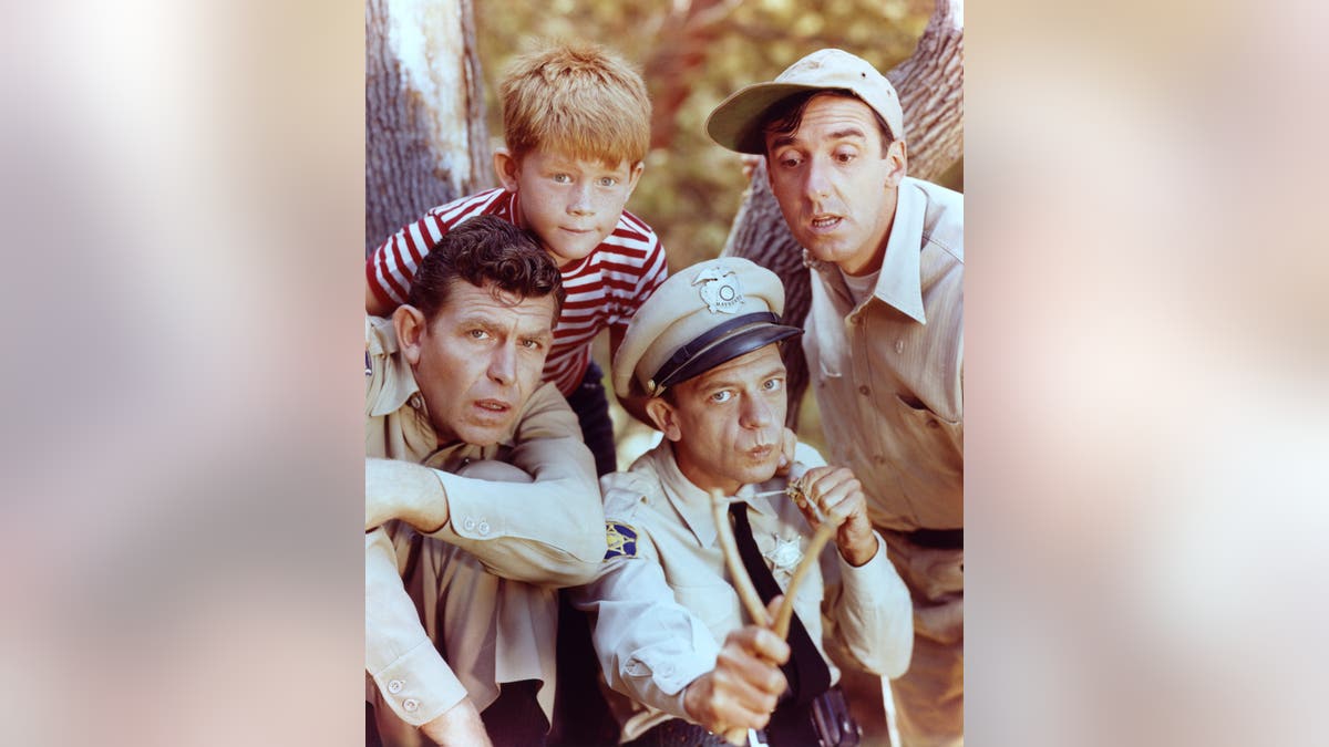 Ron Howard with Andy Griffith, Don Knotts and Jim Nabors