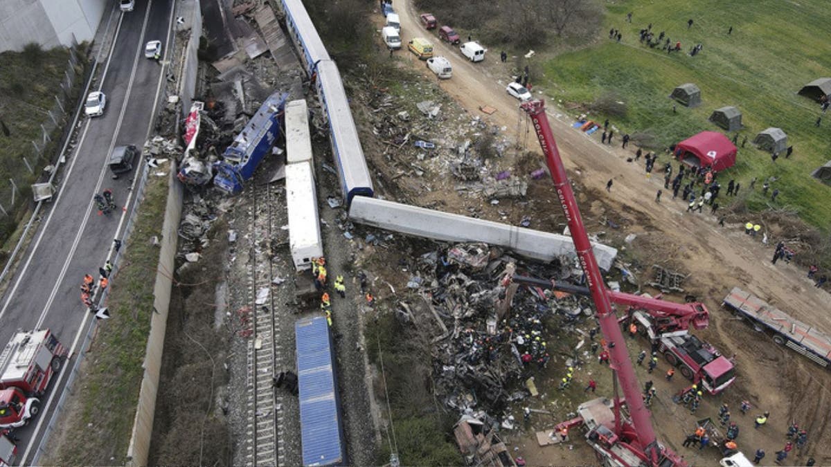 Accidente del tren de Grecia