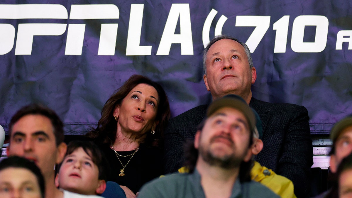 Kamala Harris from Lakers Game