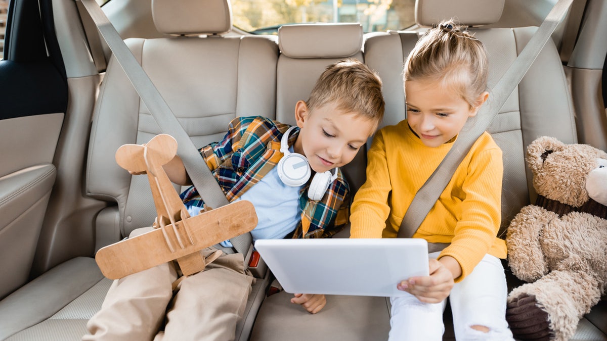 Make sure your kids have something to do while you're driving. 