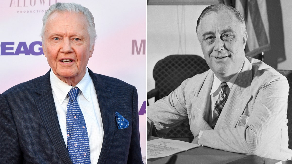 Jon Voight and Franklin D. Roosevelt split