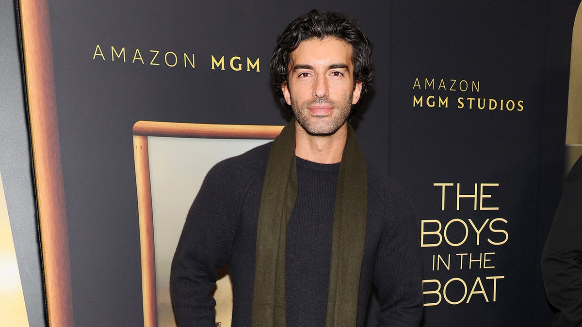 Justin Baldoni is attending "Boys in the boat" New York examination