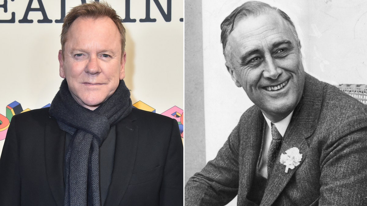 Keifer Sutherland and Franklin D. Roosevelt split