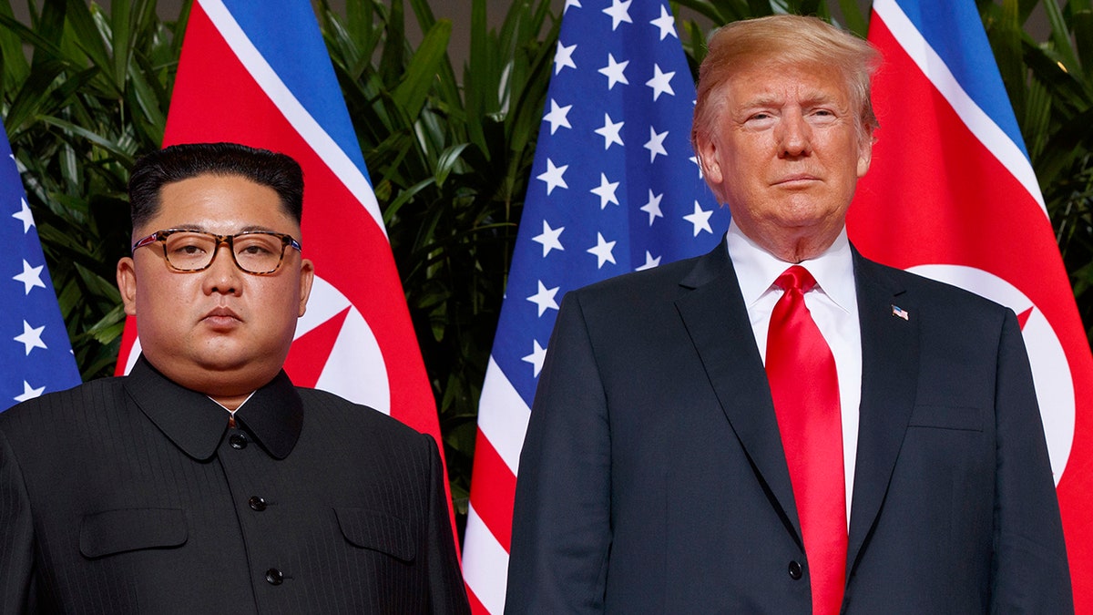 Kim Jong -un and Donald Trump