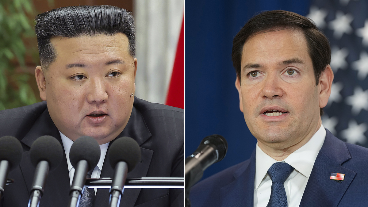 Kim Jong A and Marco Rubio