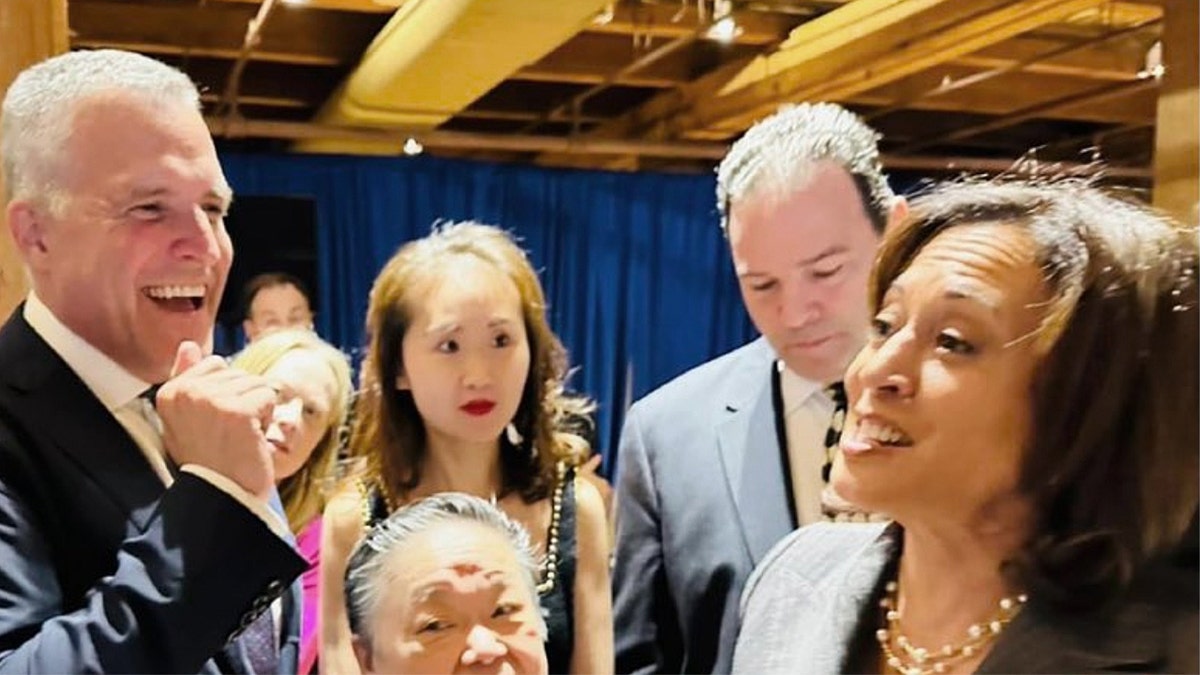 Lindy Li with Kamala Harris