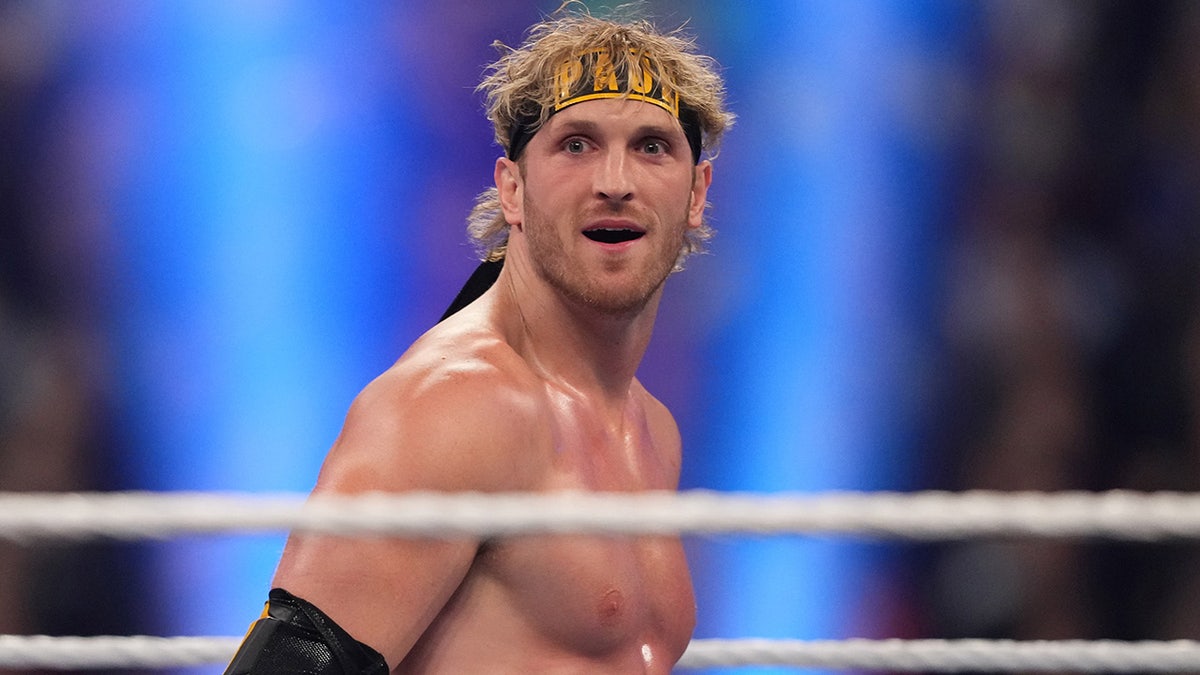 Logan Paul at the Royal Rumble