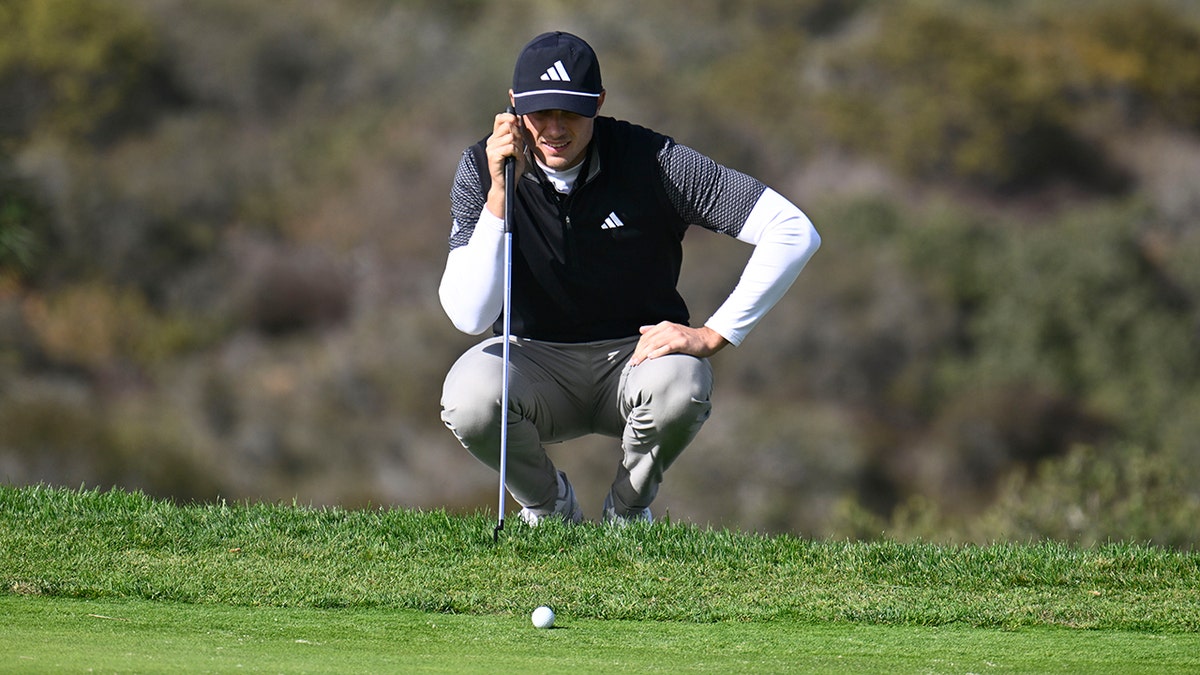 Ludvig Aberg Align the putt