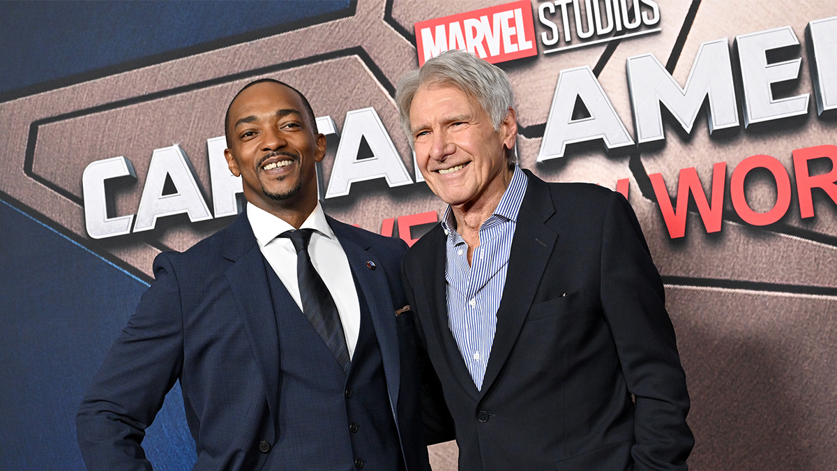 Anthony McGee and Harrison Ford