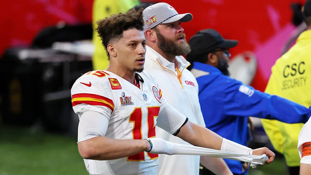 Patrick Mahomes after Super Bowl