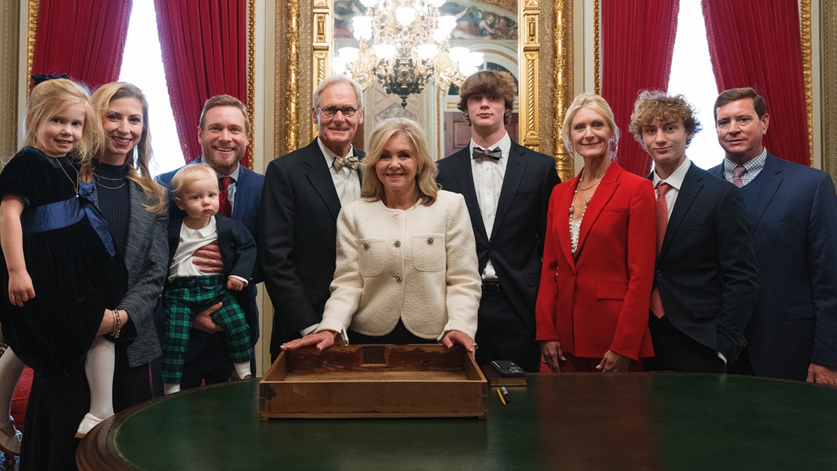 Sen. Marsha Blackburn and her family.