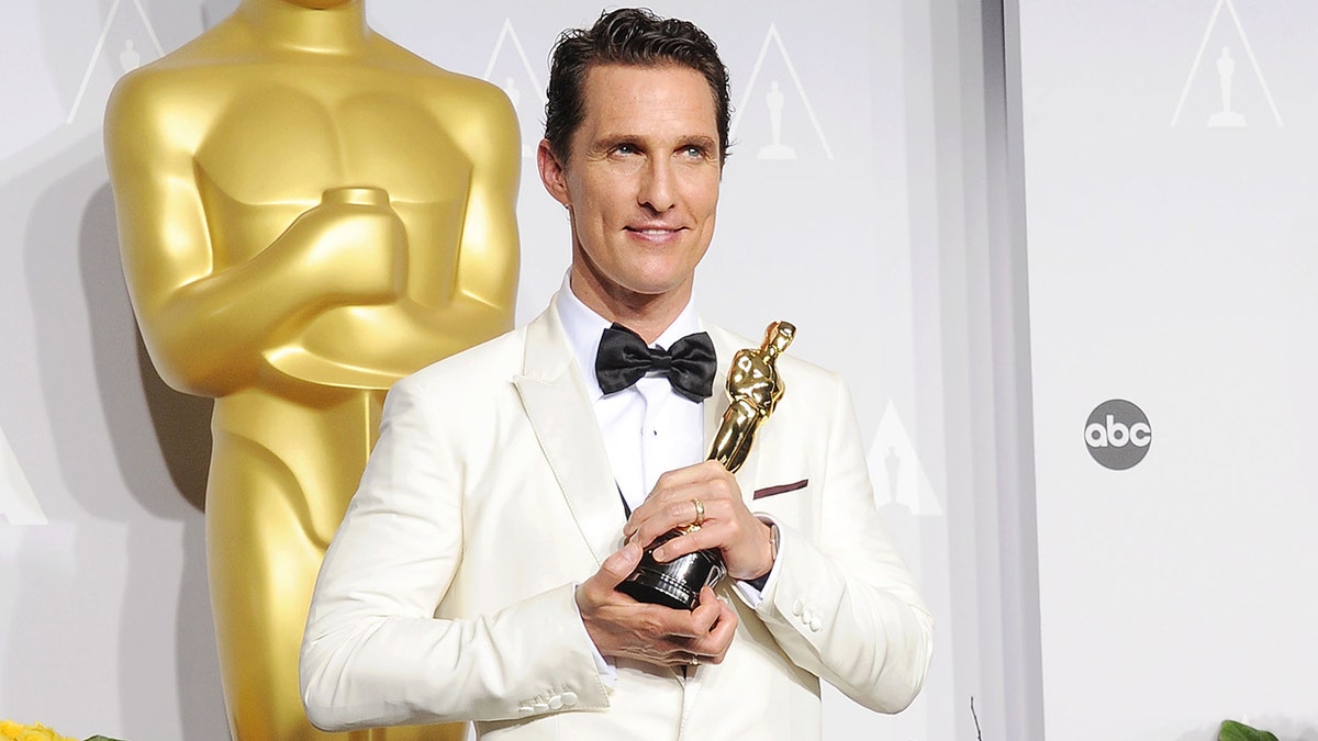 Matthew McConaughey at the Academy Awards in 2014