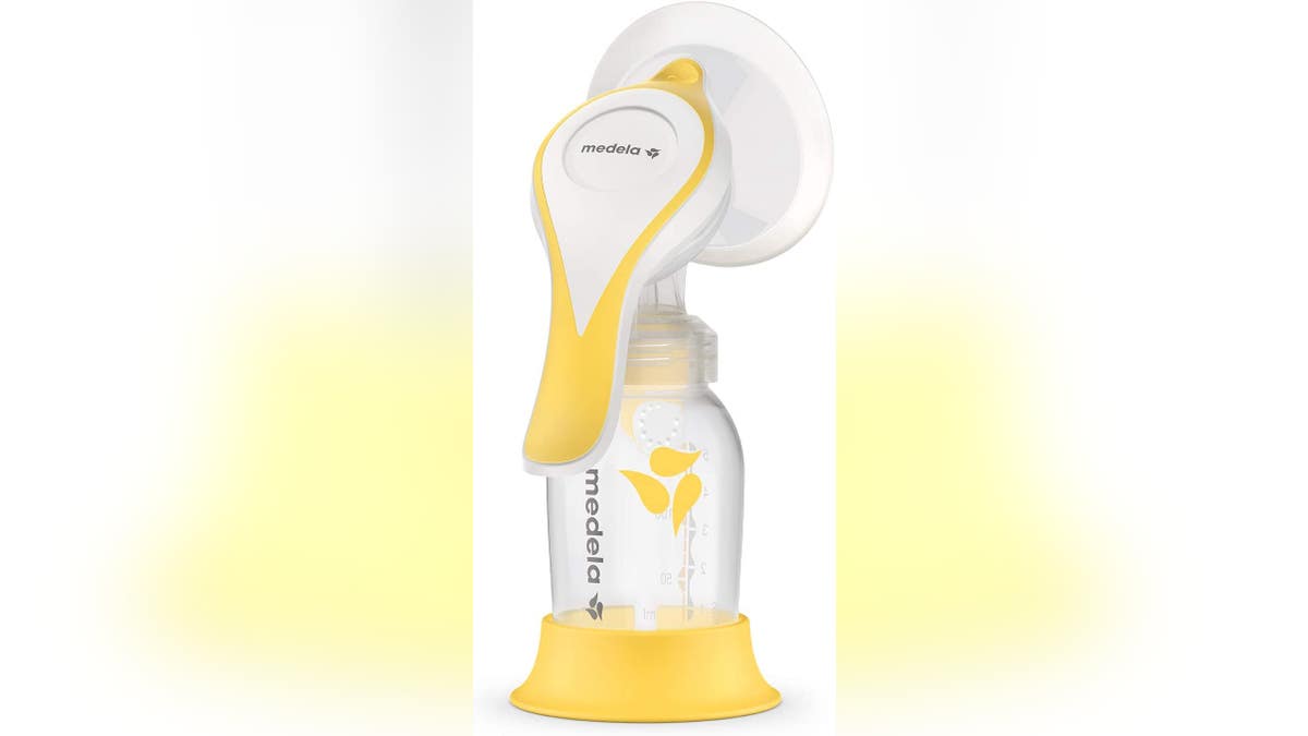 A manual breast pump can be great to carry for emergencies.