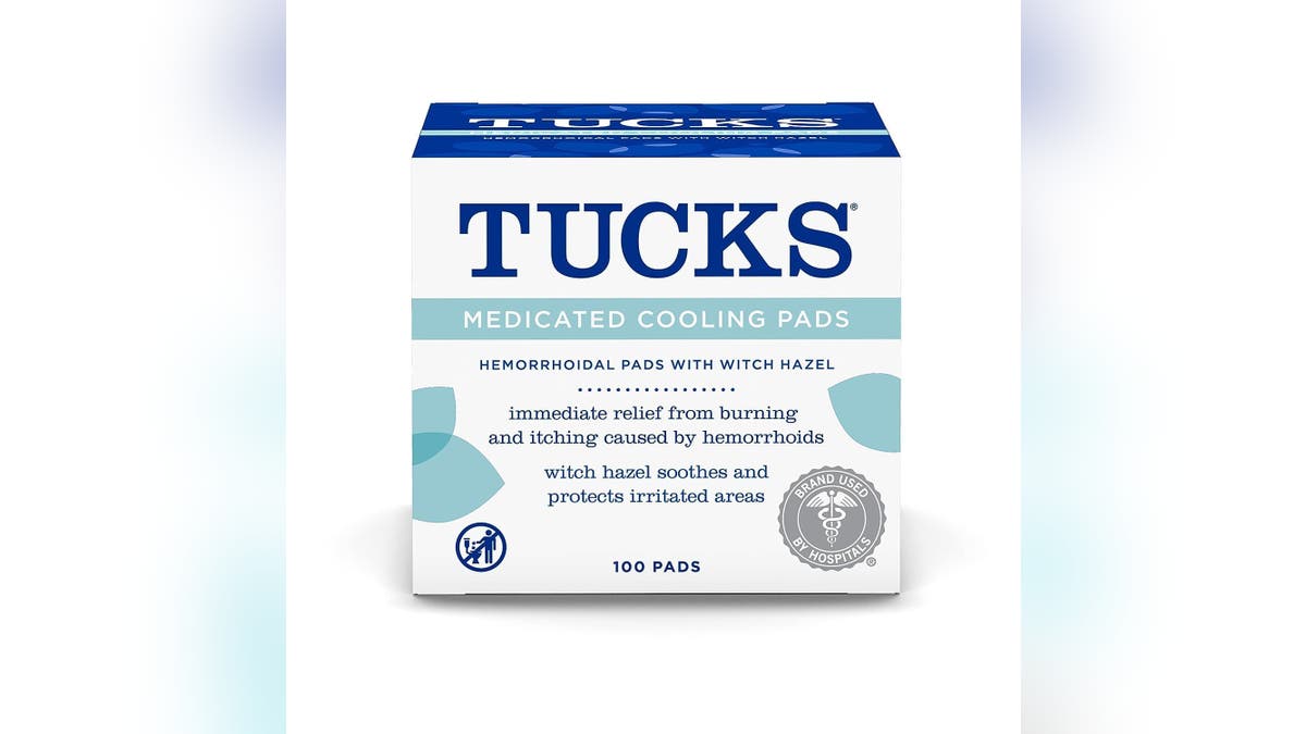 TUCKS Medicated Cooling Pads are soothing and gentle.