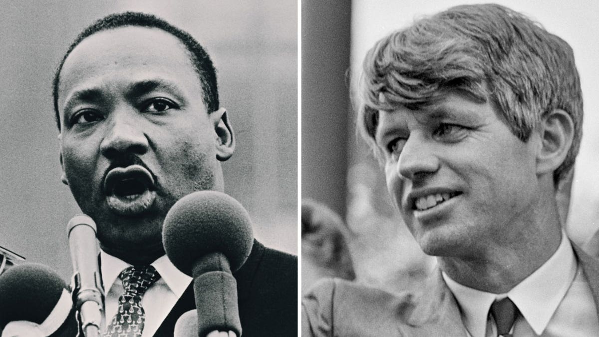 MLK and RFK in the division of the image