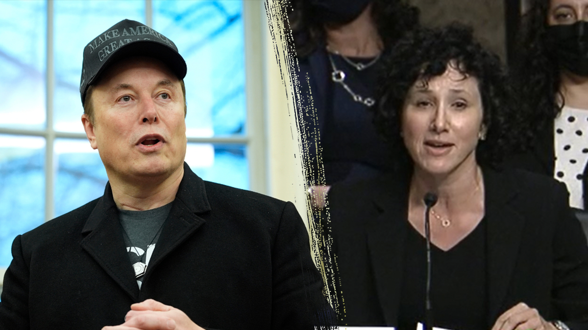 Elon Musk and U.S. District Judge Deborah L. Boardman.