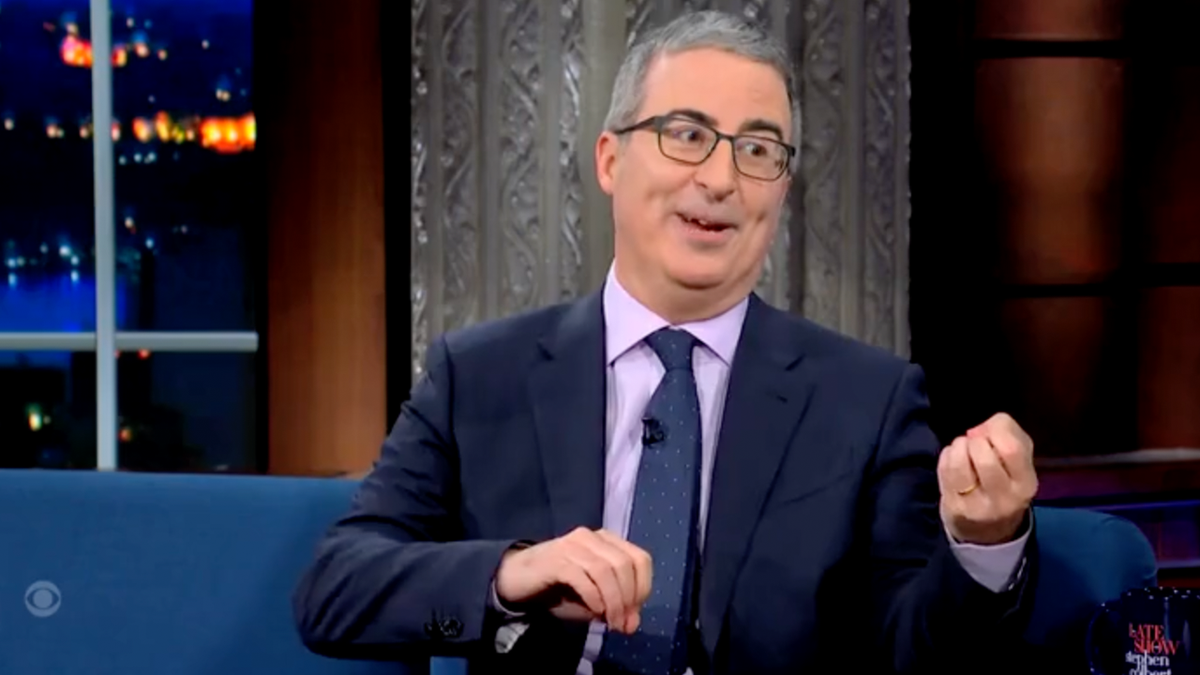 John Oliver on The Late Show