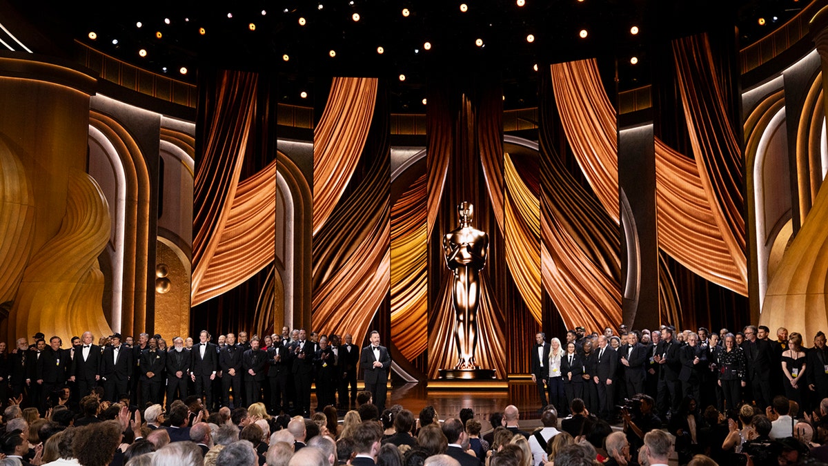 View of the Oscars ceremony