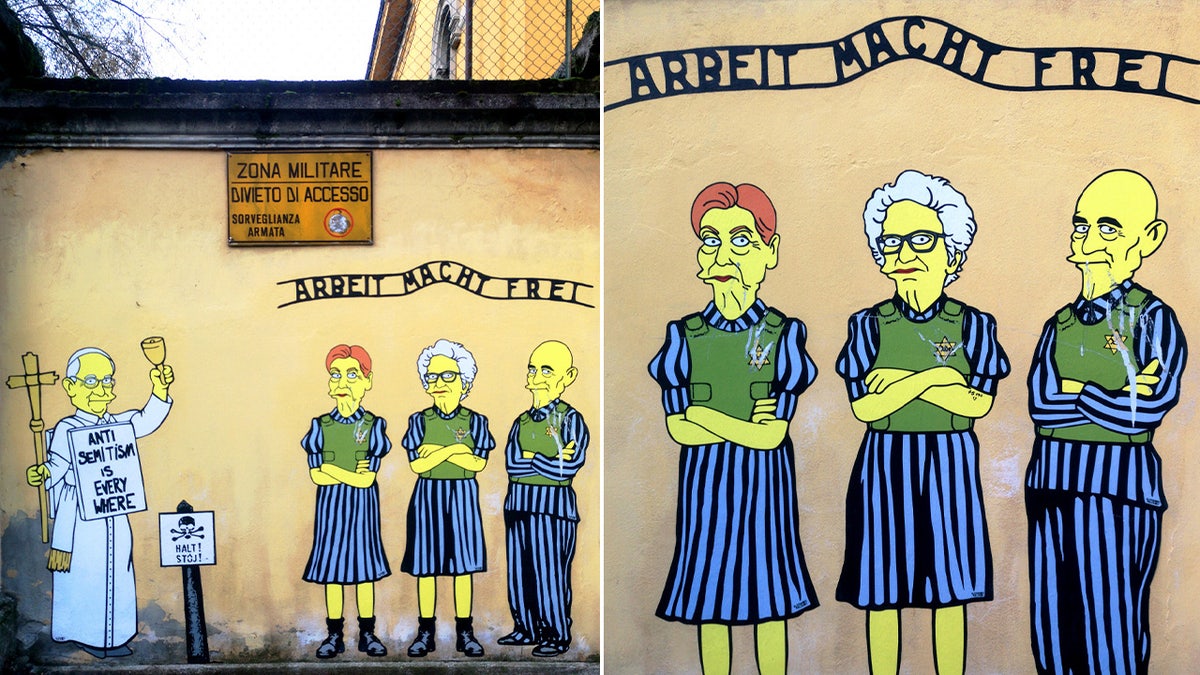 Alexsandro's Palambo's Mural Before and After it