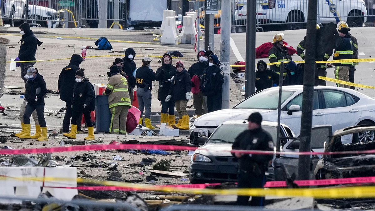 Philadelphia collapse scene during the day