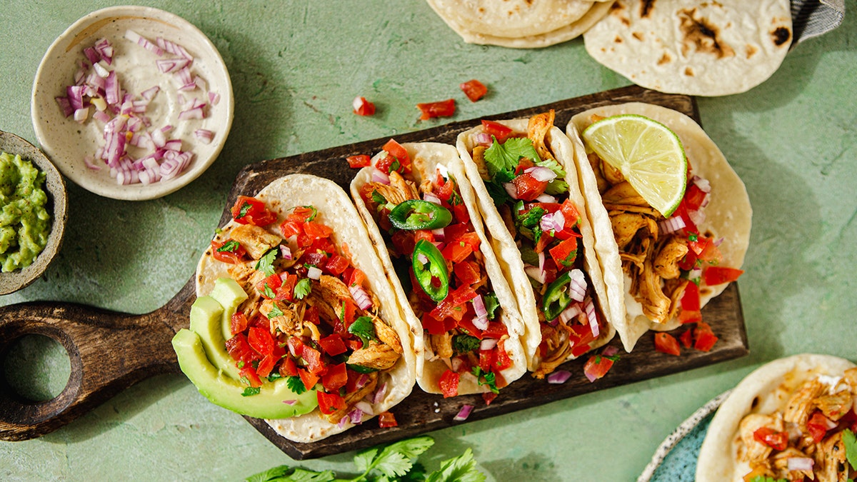 plate of tacos