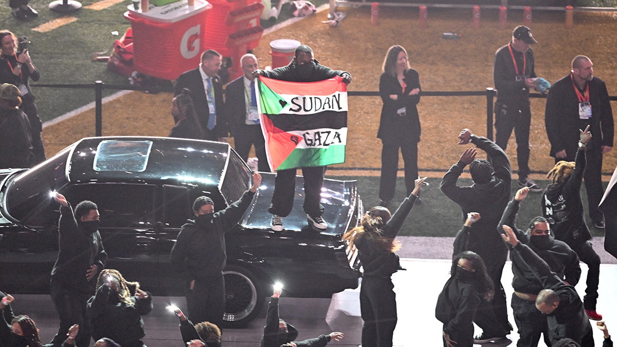 Sudan / Palestina Protest Flag