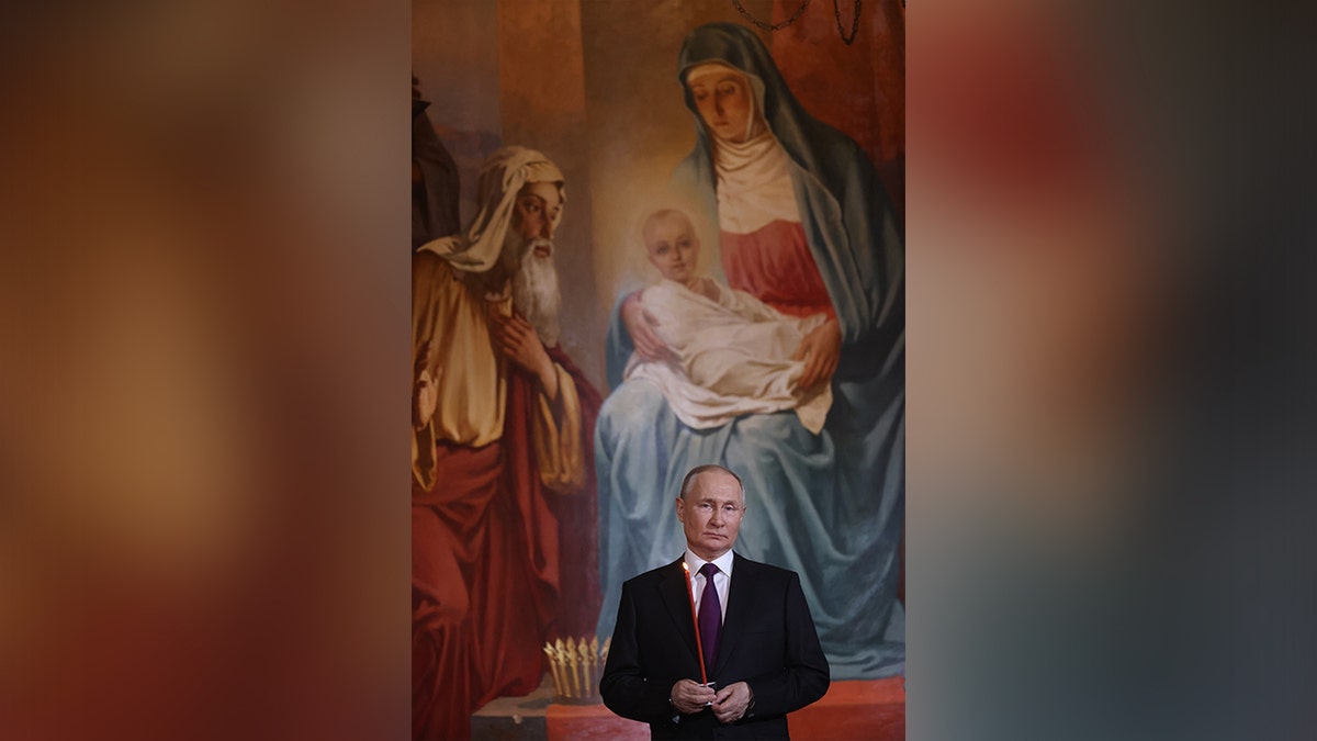 Vladimir Putin, Orthodox Church, Easter 2023