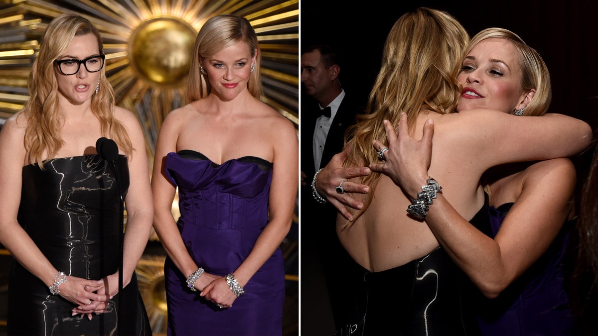 Winslet and Witherspoon presented the award for best picture together at the 2016 Oscars.